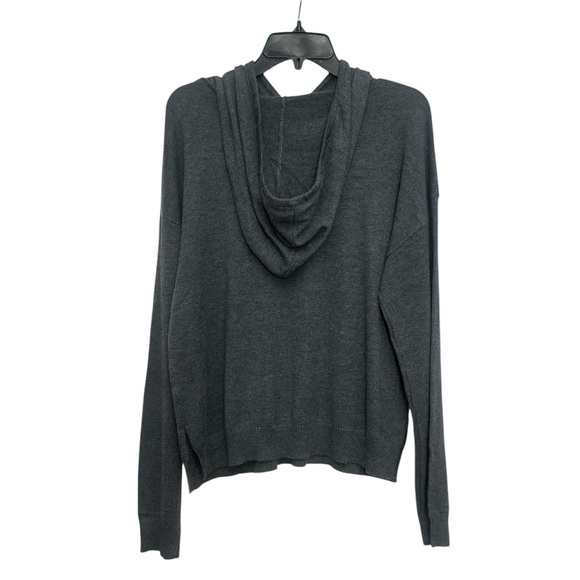 Dress Forum Hooded Sweater Cozy Long Sleeve Pullover Size Medium Gray NWT - Picture 2 of 6